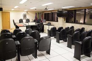 A nova sala de audiências da Auditoria da Justiça militar (Alexandre Moreira)