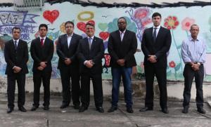 A partir da esquerda, Adilson Câmara, Afonso Henrique, Alexandre Azevedo, Claudio de Mello Tavares, Leonardo de Souza, Leandro Loyola e Erir Ribeiro