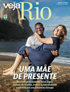 A capa da matéria que conta histórias de adoções de brasileiros por estrangeiros