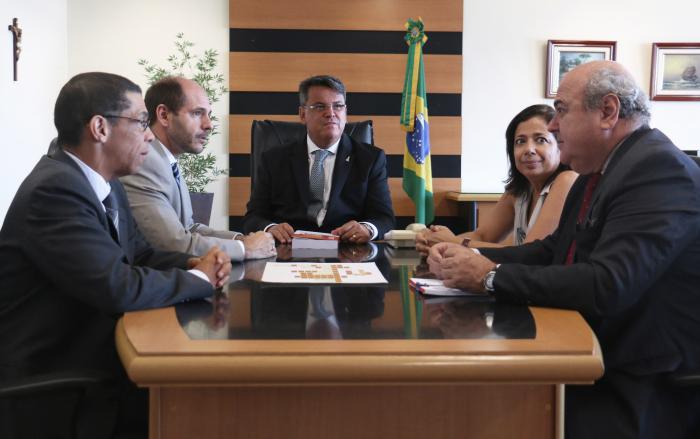 Francisco Messias, André Luís Machado, Claudio Mello, Eliane Aina e  Mello Serra