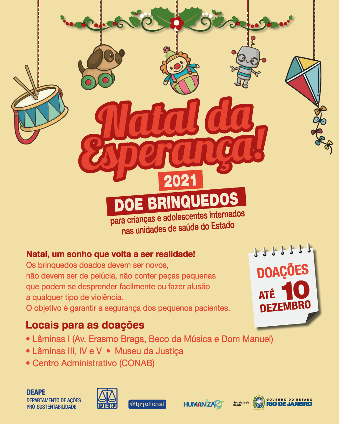 Natal da Esperança - Tribunal de Justiça do Estado do Rio de Janeiro Natal da Esperança - Tribunal de Justiça do Estado do Rio de Janeiro