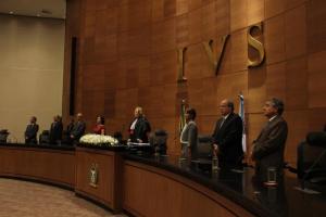 Autoridades dos poderes Judiciário, Legislativo e Executivo participaram do Dia da Justiça (Fotos: Luiz Henrique Vincent)