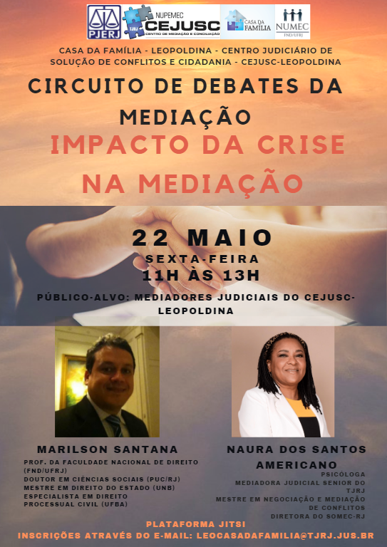Circuito de Debates da Mediação - Impacto da Crise na Mediação.