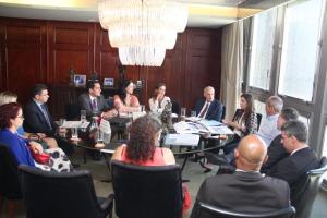 A reunião contou, ainda, com a participação de representantes do TJRJ, do MPRJ, Defensoria Pública, Polícia Civil e do Degase
