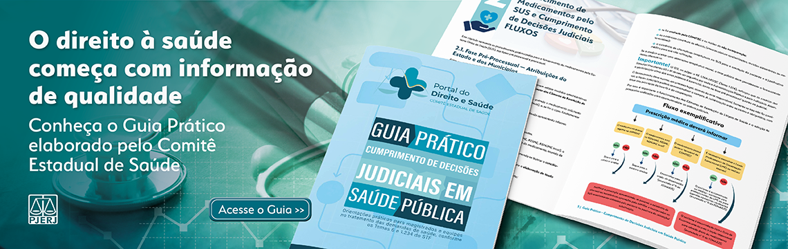 imagem - O direito à saúde começa com informação de qualidade. Conheça o Guia Prático elaborado pelo Comitê Estadual de Saúde -  Acesse o Guia >>