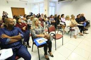 Ao auditório compareceram representantes das entidades que elaboraram e documento e dos demais parceiros