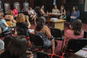 A falta de políticas públicas de proteção à criança foi tema do debate realizado no Antigo Palácio da Justiça