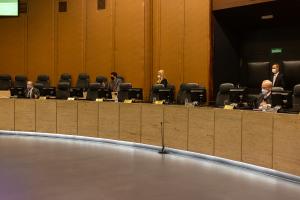 A sessão foi realizada por videoconferência. Entre os presentes estava o corregedor-geral da Justiça. Foto: Brunno Dantas TJRJ