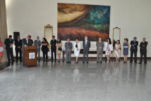 O Corregedor-Geral ao proferir o seu discurso.