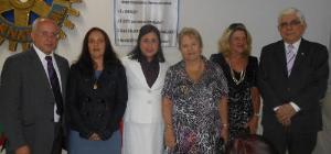 Des. Cláudio Dell´Orto, a Juíza Natacha Tostes de Oliveira, a Juíza Dra. Mafalda Lucchese, a Des. Eunice Caldas, a Juíza aposentada Carmem Valentina e o Des. Azevedo Pinto.