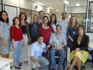 A equipe da Secretaria do Sub-registro.