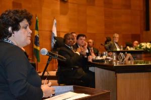 A  Ministra do Meio Ambiente, Izabella Teixeira.