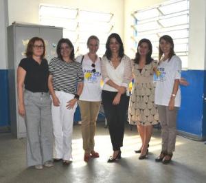 Elizabeth Maria Saad, Carla Silveira Correa, a Desembargadora Cristina Teresa Gaulia, Raquel Chrispino, Renata de Lima Machado Amaral e Andrea Barroso Vidal.
