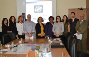 Cleisa Maria Cantuaria(servidora da DGADM e responsável pelo suporte no SIGA aos servidores da CGJ), Rosane Montenegro e Vilma Guimarães (COPPD), Geraldo Aymoré (chefe de gabinete), José Alencar Uchoa e Carlinda Marques Pires (ASNOR), Roséli Anastacio da Silva (NUJAC), Cristina Farias (DGDIN/DEAUD), Simone Tadros (Assessoria de Projetos), Almir Calixto (DENUR) e Mauricio Santos Teixeira (NUJAC).