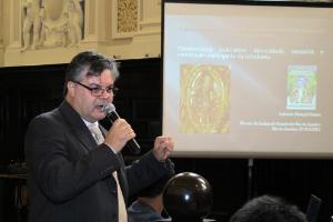 O historiador da Universidade de Coimbra, Antônio Manuel Nunes Martins, principal palestrante do evento.