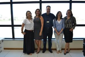 A equipe de servidores do Núcleo de Arquivamento da Comarca de Campos dos Goytacazes.