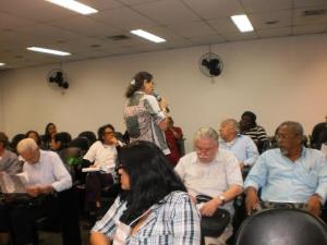 A 19ª. Turma do ¿Programa Justiça Cidadã¿ e a palestrante Andiara P.Silva (DGFEX-DIPEX)