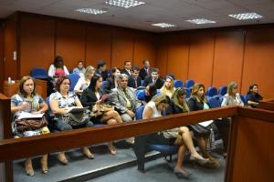 Os alunos do 6º período da Universidade Salgado Oliveira (Universo) do campus São Gonçalo