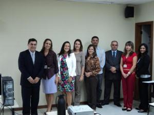 A equipe da DGFEX e equipe de fiscalização e disciplina do 6º NUR: Marcelo El-Jaick, Ronilda, Ana Lúcia, Maria Angélica, Eliane, Rogério, José Euclides, Fabiane e Maria Inês.