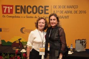 A corregedora nacional de Justiça, ministra Nancy Andrighi, e a corregedora-geral da Justiça do Estado do Rio de Janeiro, desembargadora Maria Augusta Vaz, durante a abertura do 71 Encontro de Corregedores-Gerais de Justiça (Foto: Assessoria de Comunicação do TJMT)