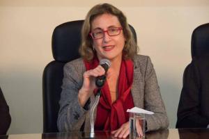 A corregedora-geral da Justiça assinou o provimento de criação do Núcleo de Audiência de Apresentação (Foto: Brunno Dantas - TJRJ)