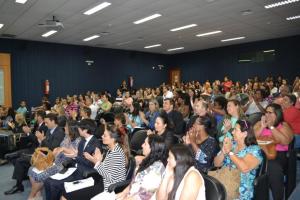 O público lotou o Tribunal do Júri do Fórum de Campos dos Goytacazes, local onde foi realizado o evento
