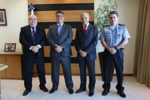 Mello Serra, Claudio de Mello Tavares, Fernando Belo e Wanderby Medeiros