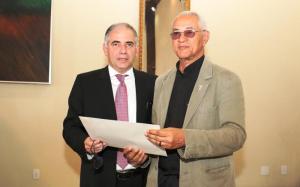 Desembargador Marcus Basilio e Roberto José dos Santos