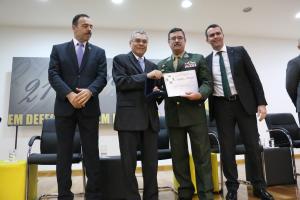 General Richard Nunes, desembargador Milton Fernandes de Souza, general Mauro Sinott e delegado Rivaldo Barbosa