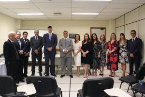 Reunião com os juízes do Fórum de Pendotiba, em maio