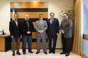 Luiz Otávio, José Carlos, Claudio de Mello Tavares, Luiz Canabarro e Aurélio