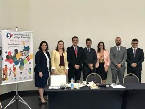Magistrados do Tribunal de Justiça do Rio presentes ao V Fórum Nacional de Justiça Protetiva, no Mato Grosso do Sul
