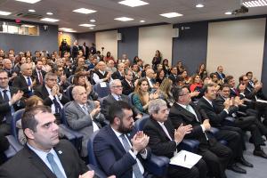 Magistrados e juristas lotaram o auditório da Emerj