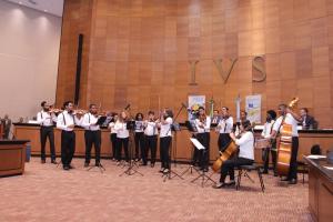 O grupo Camerata Jovem do Rio de Janeiro também se apresentou na solenidade