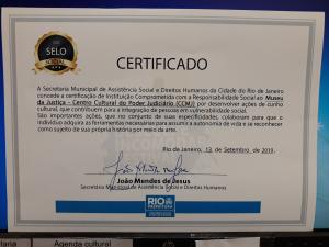 Selo Social da Secretaria Municipal de Assistência Social e Direitos Humanos da Cidade do Rio de Janeiro