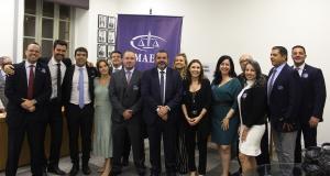 Integrantes da diretoria eleita da AMAERJ