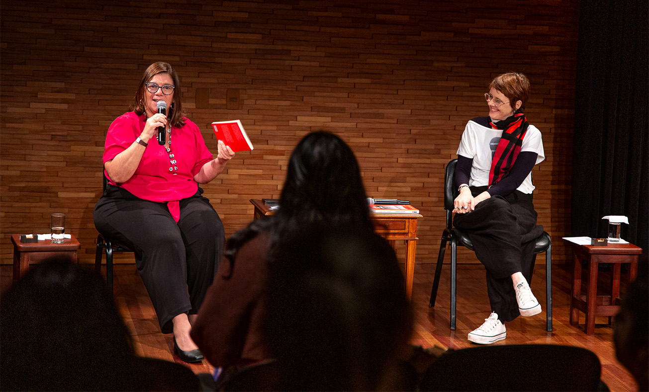 imagem - Desembargadora Andréa Pachá e jornalista Bianca Ramoneda participam de leitura dramatizada no CCPJ