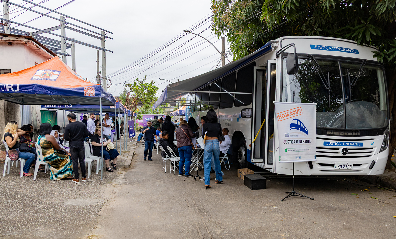 imagem - Justiça Itinerante do TJRJ leva serviços de documentação e cidadania à Vila Mimosa