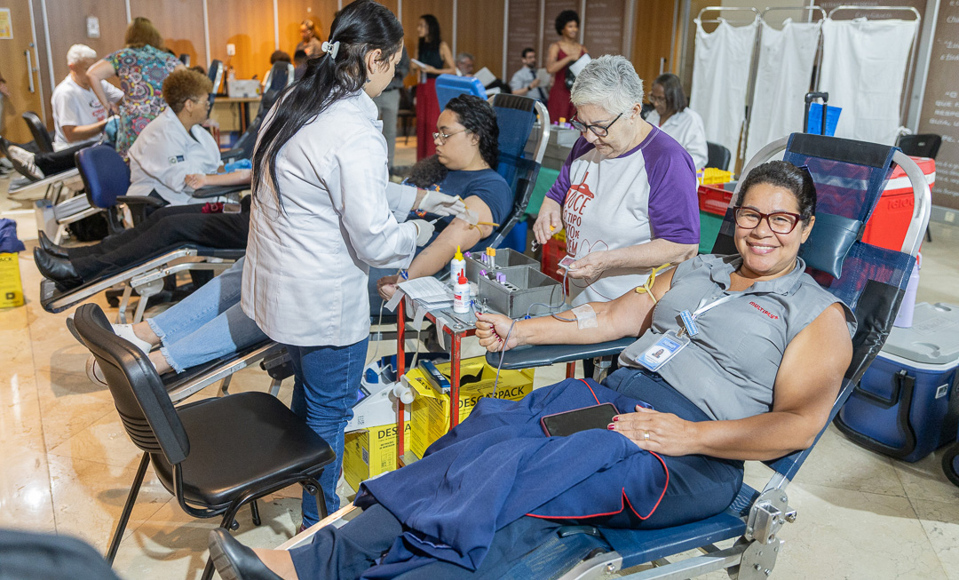 imagem - Solidariedade que salva vidas: campanha de doação de sangue mobiliza servidores e colaboradores no TJRJ
