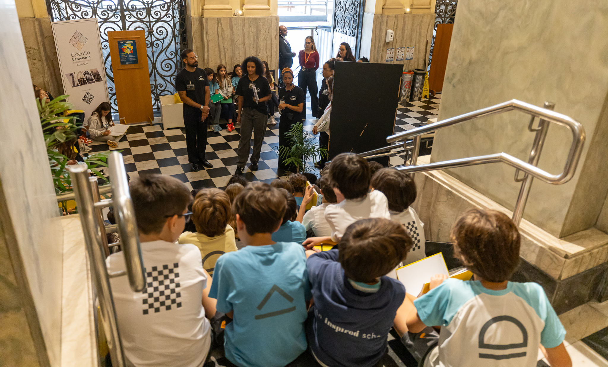 imagem - Estudantes visitam&nbsp;nova&nbsp;exposição no Museu da Justiça do Rio&nbsp;