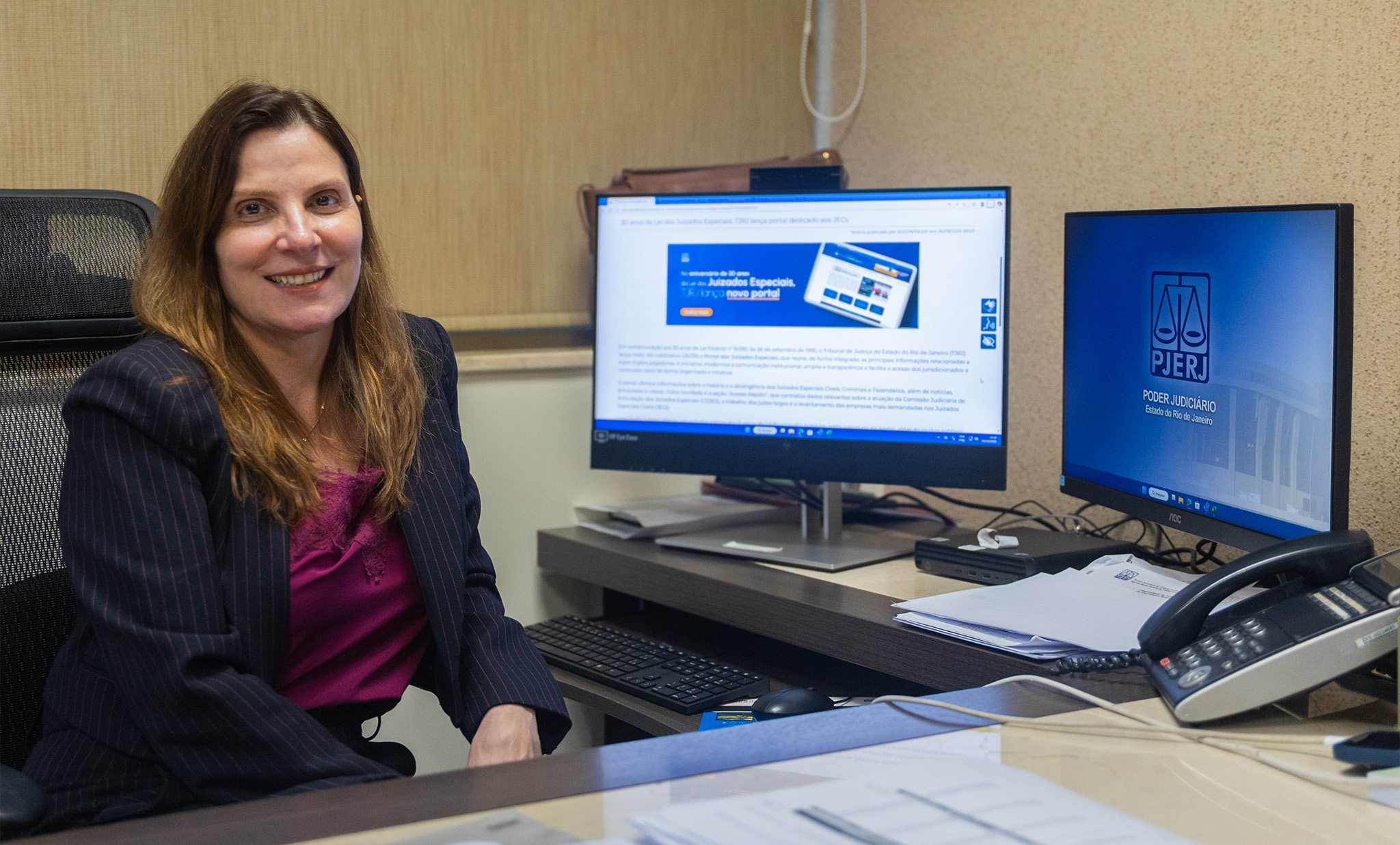 imagem - Desembargadora fala sobre a Petição Cidadã para a TV Justiça do STF