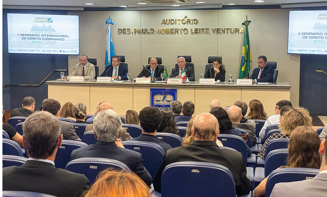 imagem - Brasil e Itália: seminário internacional compara Direito entre países