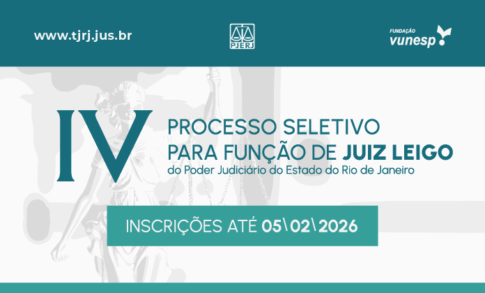 imagem - TJRJ abre processo seletivo para o preenchimento de 250 vagas para função de juiz leigo