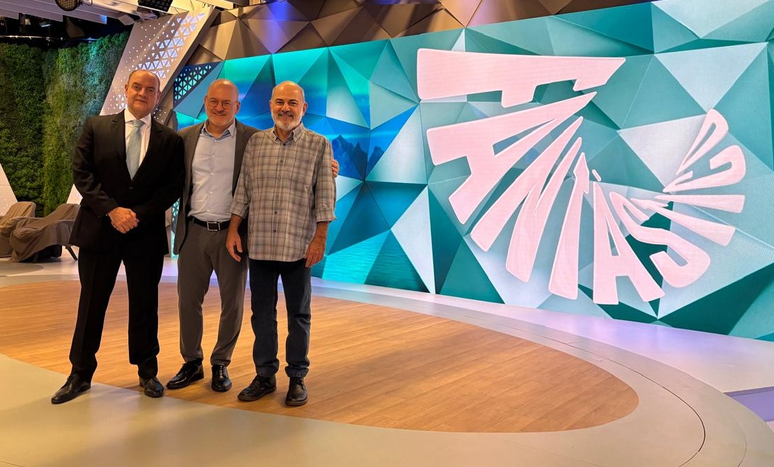imagem - Presidente do TJRJ visita a sede da TV Globo