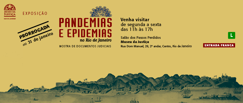 Exposição Pandemias e Epidemias no Rio de Janeiro fica em cartaz até 31 de janeiro