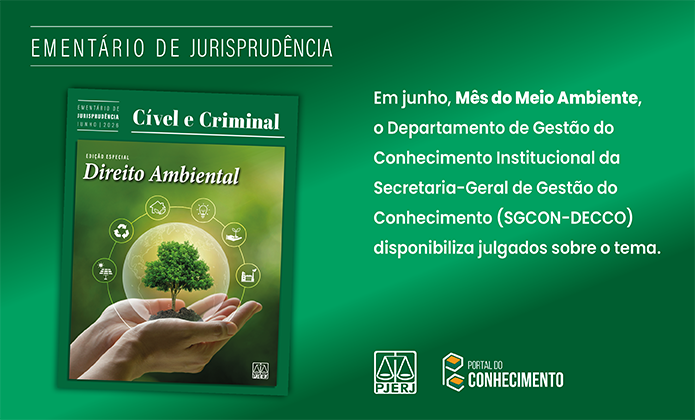 imagem - TJRJ publica Ementário Temático sobre meio ambiente
