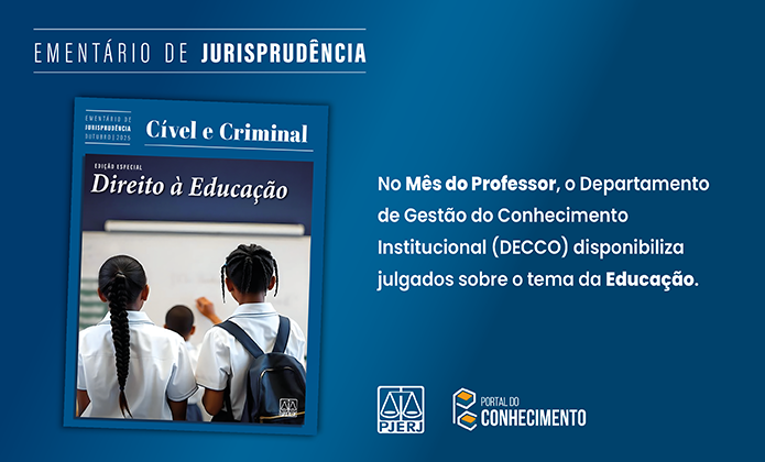imagem - Ementário Temático sobre Educação já está disponível