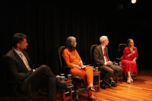 Da esquerda para a direita: Dr. Renê Freitas; Desa. Aglaé Tedesco; Des. Wagner Cinelli; Desa. Suely Lopes