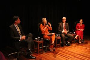 Da esquerda para a direita: Dr. Renê Freitas; Desa. Aglaé Tedesco; Des. Wagner Cinelli; Desa. Suely Lopes