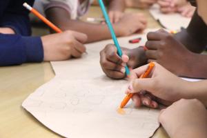 Alunos do 3º ano da Escola Municipal Darcy Vargas